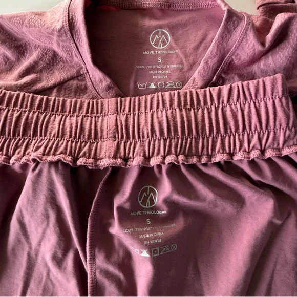 Move Theology Mauve Dusty Rose Activewear Set - Picture 4 of 7